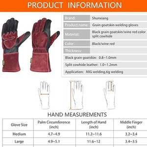 Guantes de Soldadura Impermeables y Ligeros, Guantes de Trabajo de Moda en Oferta, Guantes de Soldadura Hechos a Medida - Product Image 6