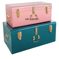 metal Storage Box <strong>Best</strong> Quality Metal Decoration Fancy Indian Creative Corner Metal Decor Design Luxury Storage Box Low Price
