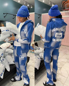 Conjunto Deportivo Cortavientos para Hombre con Logotipo Personalizado, Pantalones Joggers Transpirables, Ecológicos, de Secado Rápido, Antibacterianos, de Poliéster/Algodón - Product Image 5