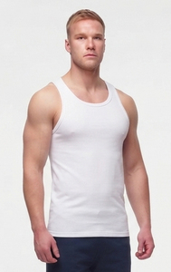 Vente en gros de vêtements de sport pour hommes, t-shirt sans manches à col rond, t-shirt de yoga et de fitness de haute qualité pour hommes, polyester et coton, t-shirt de sport pour hommes - Product Image 3