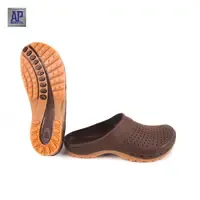 AP Boots <b>Brown</b> PVC <b>Clogs</b>-Comfortable Anti-Slip Slip-On Slippers for Garden & Sporty Winter Wear - Product Image 3
