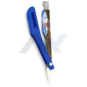 Navaja de Afeitar Profesional de Una Sola Hoja para Barbería, Venta al por Mayor, Color Personalizado, Empaque Sostenible, Navajas para Afeitar la Garganta - Product Image 1