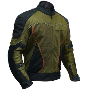 High Quality Breathable Motorcycle Riding Jacket for Unisex Racing with <b>Protectors</b> Windproof Lining and Textile Jacket - Product Image 2
