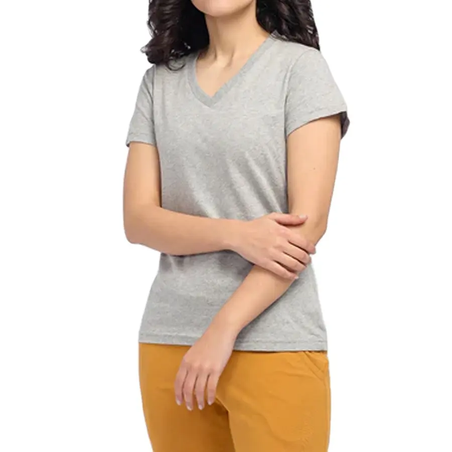 High Quality Round Neck Body Fit Women T Shirt For Sale Best Selling Women Blank Cotton T Shirts On Wholesale Rates