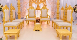 High Quality Wooden <b>Wedding</b> Mandap Design <b>Wedding</b> Ganesha Wooden Mandap Set Avni Wooden Mandap for Royal <b>Wedding</b> Decor Australia - Product Image 4