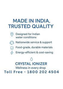DVINE UNITED Private Limited Crystal Alkaline <b>Water</b> <b>Ionizer</b> Electric 5-Plate Platinum Titanium Hydrogen Home & Office Use - Product Image 6