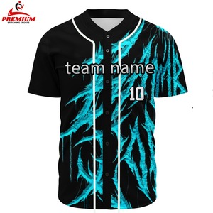 Maillot de baseball personnalisé par sublimation, tissu léger et doux, coupe confortable, respirant, maillot de baseball de haute qualité - Product Image 3
