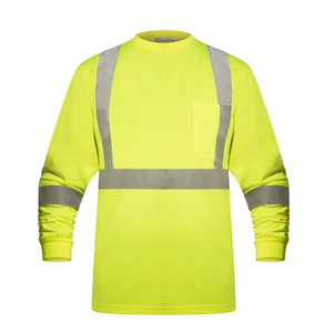 เสื้อแจ็คเก็ตนิรภัยสะท้อนแสงสีเหลืองแขนยาว ระดับ 2 สำหรับผู้ชาย ใส่ได้ทุกฤดู ชุดยูนิฟอร์มรปภ. ชุดทำงาน ยี่ห้อ Daizha Sports - Product Image 3
