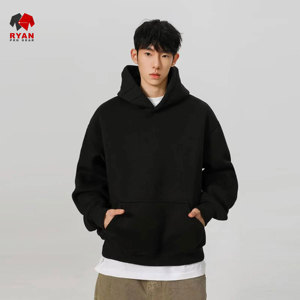 Sweat à capuche pour homme Ryan Pro Gear Custom Design, tissu respirant avec logo personnalisé et poche design. - Product Image 2