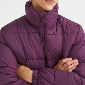 <b>Men's</b> Custom Hooded Oversized Warm Winter Puffer <b>Jacket</b> with Front Logo Eco-Friendly Breathable <b>Canvas</b> Bubble Padded - Product Image 6