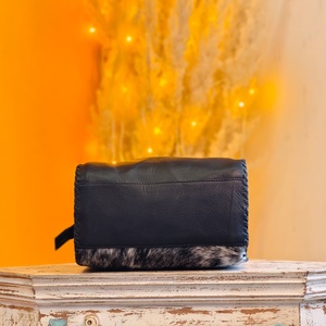 2026 Latest Style Fashionable Hair On Hide Fur Genuine Leather Material <b>Mini</b> Speedy Duffel Bag Handmade Zipper Closure For Women - Product Image 4