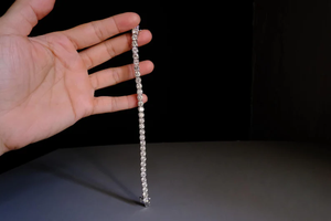 Pulsera de Moda Hip Hop Personalizada Unisex de 5mm con Diamante Cultivado en Laboratorio de Calidad VVS1 y Plata 925 Certificada para Compromiso - Product Image 4