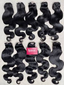 Extensiones de Cabello Humano Ondulado, 100% Cabello Vietnamita Virgen sin Procesar, Cutícula Alineada, Extensiones de Cabello Ondulado, Precio al por Mayor - Product Image 2