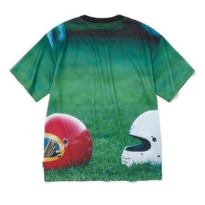 T-shirt personnalisé professionnel à sublimation intégrale pour hommes, tissu respirant 220 GSM, vêtements rétro hip-hop, tee-shirt OEM - Product Image 3