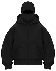 Sweat à capuche de haute qualité 100% coton, style streetwear, anti-rétrécissement, pour hommes, en vente à bas prix - Product Image 4