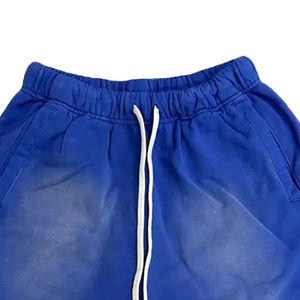 Pantalones Cortos de Hombre de Algodón 100% Puro, de Alta Calidad, con Logotipo Personalizado, Estampado Puff, Lavado Ácido Vintage, Fabricante de Pantalones Cortos - Product Image 3