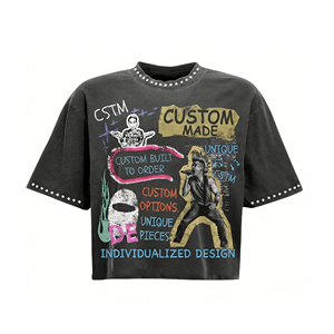 Global Studios Custom Vintage <b>Rock</b> & <b>Roll</b> <b>T</b>-<b>Shirt</b> Men's Short Sleeve Cotton O-Neck Printed Design Made in USA - Product Image 2
