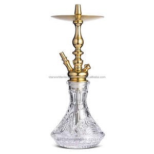 2024 venta al por Mayor moderno Nargile Shisha Hookah Mini Chicha de cristal con cuenco y accesorio de manguera para Bar y regalo - Product Image 1