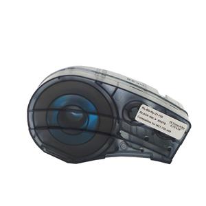 Ruban adhésif en nylon Tatrix compatible M21-750-499, noir sur blanc, pour imprimante d'étiquettes <span class=keywords><strong>Brady</strong></span> <span class=keywords><strong>BMP21</strong></span> <span class=keywords><strong>PLUS</strong></span>/LAB - Product Image 1