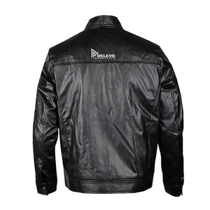 Pure Black Provide <b>Leather</b> <b>Jackets</b> For Men High Street 2026 <b>Winter</b> <b>Leather</b> <b>Jacket</b> Men <b>Leather</b> Plus Size Low Price - Product Image 2