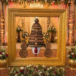 Conjunto Tradicional Decorativo de Rolu Rokli para Ceremonia de Boda, Tema Dorado Bala Ji, para Interiores y Exteriores - Product Image 4