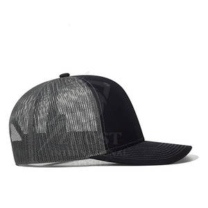 High Crown Style Trucker Hat Solid Color <b>Foam</b> Front <b>Padded</b> Snapback For Adults Trucker Hat - Product Image 5