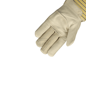 Custom Cow Grain Leather Rigger Work <b>Gloves</b> Safety Industrial Construction Driver <b>Gloves</b> Heavy Duty Protective Wear - Product Image 4