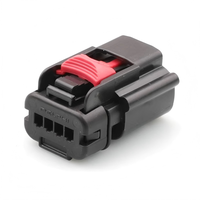 Jinhang4p-FL 4-Wege-Auto-Buchsenanschluss Kupferkontakt Nylon-Gehäuse IP67 Wasserdichter Elektrischer Steckverbinder Buchse Kabelstecker