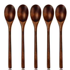 ช้อนไม้รูปหัวใจทำมือ งานฝีมือธรรมชาติ ทนทาน ตกแต่งบ้าน ธีมความรัก - Product Image 4