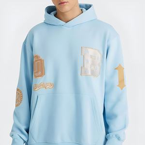 Conjunto Deportivo para Hombre, Sudadera con Capucha y Pantalones Jogger, Logotipo Impreso, Ropa Casual Urbana, Corte Holgado, Ropa de Invierno, Logotipo Personalizado, Venta al Por Mayor - Product Image 5