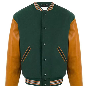 Veste universitaire unisexe oversize de style streetwear, vierge, à capuche, pour le baseball et l'hiver, de haute qualité à prix abordable, vente en gros - Product Image 2