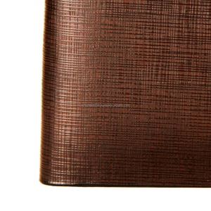 Cartera corta de cuero genuino para hombre con estilo, cierre abierto, tarjetero con bloqueo RFID, monedero, logotipo personalizado, patrón geométrico, venta al por mayor - Product Image 4