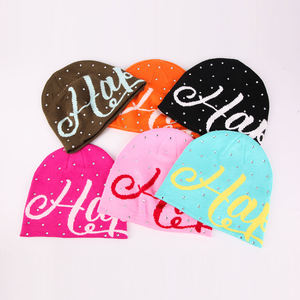 Unisex Stretch Knit Beanie Comfortable <b>Winter</b> <b>Cap</b> Bulk Supply Unisex Warm Street Style Beaded Beanies - Product Image 4