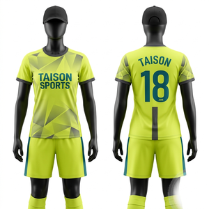 Maillot de football en polyester premium 180 GSM gris avec design à panneaux en V, impression par sublimation, tenue d'équipe personnalisée - Product Image 2
