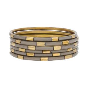 Handforge Global Impex Women's Luxury <b>Resin</b> Brass Bangles Ethnic Style Party Occasion Wholesale Bulk Custom Logo - Product Image 3