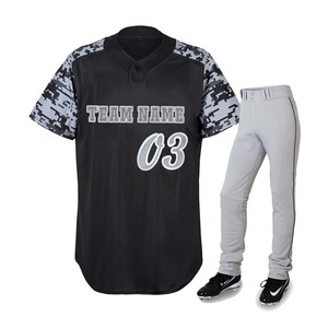 Sportswear Personalized Names Printed Baseball Jerseys <b>Buttons</b> Baseball Shirts - Product Image 3