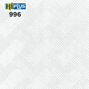 Plaques de plafond suspendues en plâtre isolantes thermiquement de 12 mm pour gymnases et entrepôts - Product Image 1