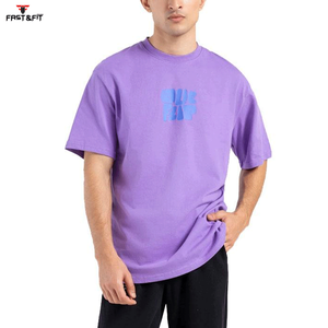 Camisetas de Hombre 100% Algodón, Tejido Grueso y Ligero, Estampado Vintage con Letras, Tallas Grandes, Casuales, Personalizables - Product Image 3