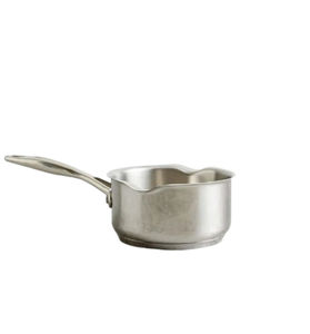 Poêles à sauce en aluminium écologiques avec poignée en acier inoxydable, durables, taille moyenne, qualité supérieure, compatibles gaz et induction, faciles à nettoyer - Product Image 1