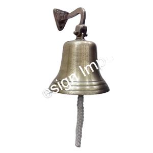 Campanas decorativas para hogar y jardín, campana de barco de latón, superventas, campanas náuticas sólidas sin óxido para vacaciones y Navidad - Product Image 1