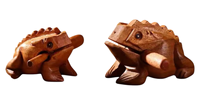 Customized Wooden Frog Percussion Instrument-Washable Home Decor Art Collectible Souvenir with No Printing Made in Thailand