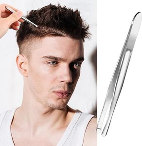 Precision Round Tip Eyebrow Tweezer Comfortable Flat Tip Hair <b>Removal</b> <b>Tool</b> for Brow Shaping Facial Grooming and Everyday Beauty - Product Image 5