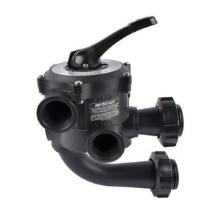 Valvola filtro DE multiporta a montaggio laterale da 1 1/2 pollici in ABS SP710XR50 per sistemi di filtrazione piscine fuori terra/interrate - Product Image 1