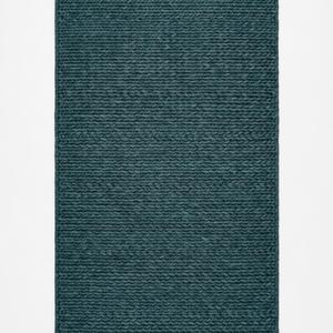 Tapis moderne en laine couleur vert sarcelle uni, tissé à la main avec un design texturé bouclé, décoration de sol naturelle pour salon et chambre à coucher - Product Image 5