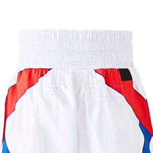 Pantalones Cortos de Muay Thai Hechos en Pakistán con Contraste de Color, Construcción Reforzada para un Rendimiento Atlético Duradero - Product Image 5