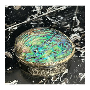 Iridescent <b>Shell</b> Jewelry Box created from <b>shell</b> inlay and solid wood for organizing jewelry items and decorative display Vietnam - Product Image 6