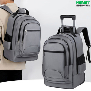 Mochila con Ruedas de Tela Oxford, Bolsa de Viaje con Ruedas y Correas para el Hombro para Uso en Exteriores, Cuatro Estaciones - Product Image 2