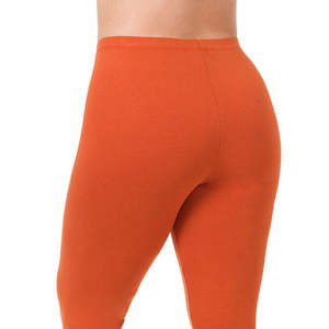 Leggings de mujer al por mayor de alta calidad con cintura elástica, color sólido, de secado rápido, para gimnasio. - Product Image 6