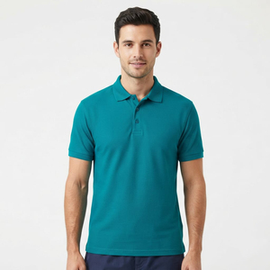 2026 <b>Classic</b> Fit Men's Polo Shirts 100% Cotton Short Sleeve Breathable Fabric for Casual and Outdoor Wear Polo Shirt For Men - Product Image 1