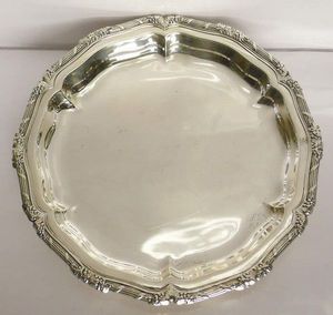 Modern Design Silver Charger <b>Plate</b> Small Large Size Dish Serving Metal <b>Plates</b> Customizable Designs Serveware For Restaurants use - Product Image 3